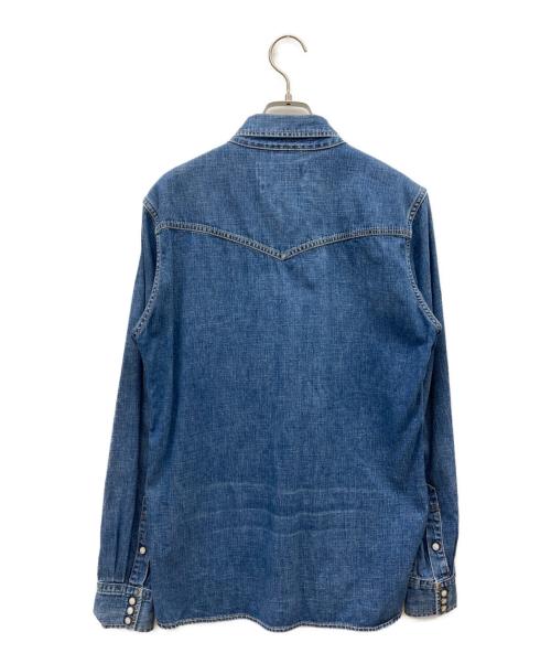 REMI RELIEF（レミレリーフ）REMI RELIEF (レミレリーフ) ウエスタンデニムシャツ ブルー サイズ:Mの古着・服飾アイテム