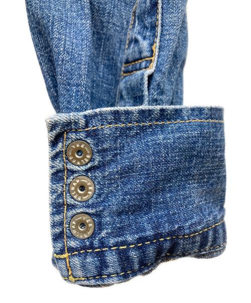REMI RELIEF（レミレリーフ）REMI RELIEF (レミレリーフ) ウエスタンデニムシャツ ブルー サイズ:Mの古着・服飾アイテム