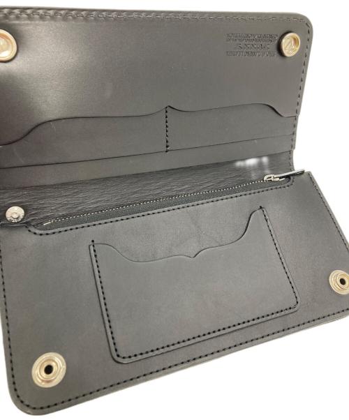 FUNNY（ファニー）FUNNY (ファニー) PYTHONレザー長財布/ヘビ革/ウォレットチェーン付き ベージュの古着・服飾アイテム