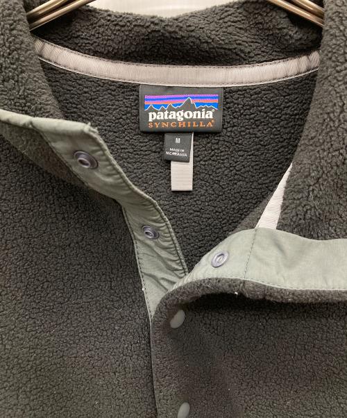 Patagonia（パタゴニア）Patagonia (パタゴニア) シンチラ・スナップT・プルオーバー ブラック サイズ:Mの古着・服飾アイテム