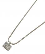 Christian Diorクリスチャン ディオール）の古着「ダイスネックレス/キューブネックレス」｜シルバー