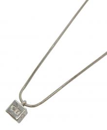 Christian Dior（クリスチャン ディオール）の古着「ダイスネックレス/キューブネックレス」｜シルバー