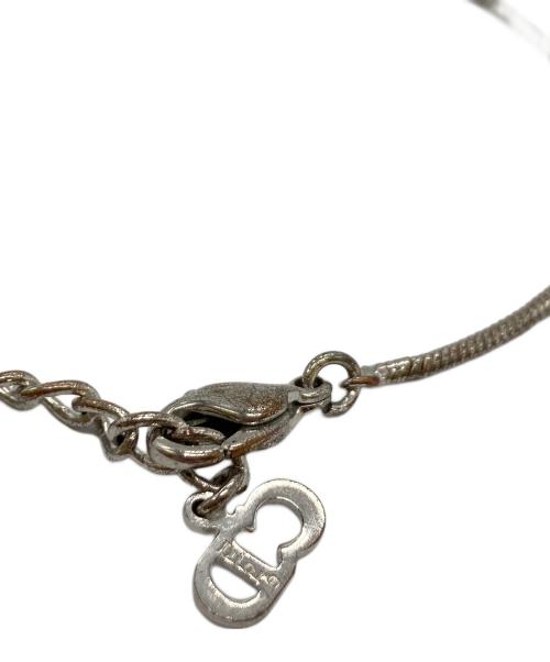 Christian Dior（クリスチャン ディオール）Christian Dior (クリスチャン ディオール) ダイスネックレス/キューブネックレス シルバーの古着・服飾アイテム