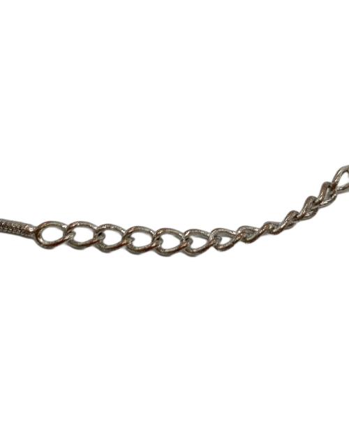 Christian Dior（クリスチャン ディオール）Christian Dior (クリスチャン ディオール) ダイスネックレス/キューブネックレス シルバーの古着・服飾アイテム