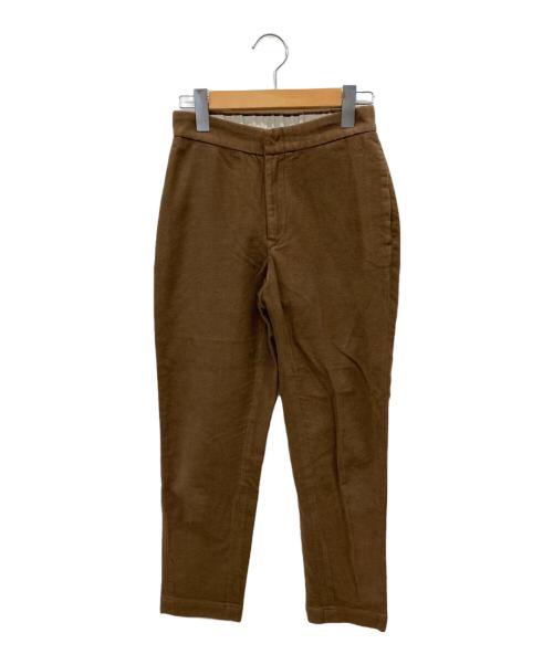 45R（フォーティファイブ・アール）45R (フォーティファイブ・アール) テーパードパンツ ブラウン サイズ:1の古着・服飾アイテム