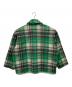 FREAK'S STORE (フリークストア) チェック柄シャギージャケット グリーン サイズ:FREE：5000円