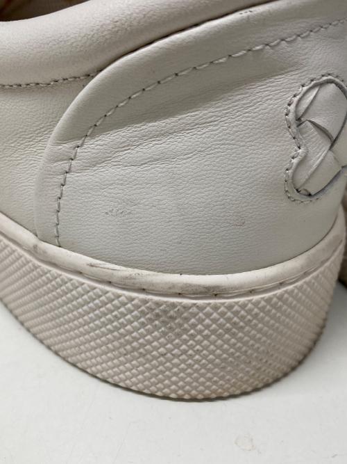 BOTTEGA VENETA（ボッテガベネタ）BOTTEGA VENETA (ボッテガベネタ) イントレチャートスリッポン アイボリー サイズ:不明の古着・服飾アイテム