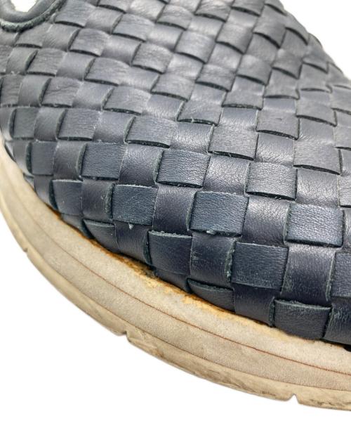 BOTTEGA VENETA（ボッテガベネタ）BOTTEGA VENETA (ボッテガベネタ) イントレチャートスリッポン ネイビー サイズ:不明の古着・服飾アイテム