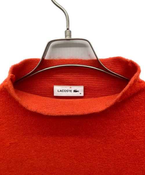 LACOSTE（ラコステ）LACOSTE (ラコステ) ボトルネックニット レッド サイズ:Mの古着・服飾アイテム
