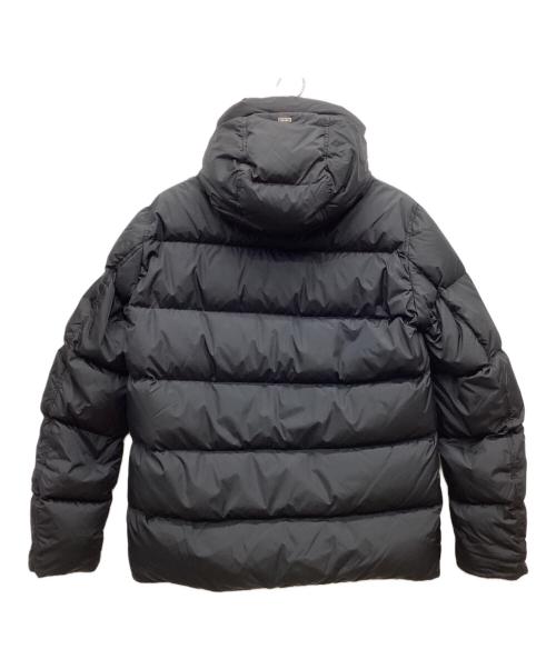 HERNO（ヘルノ）HERNO (ヘルノ) ウォーターレペレントナイロンダウンフーディーブルゾン ブラック サイズ:48の古着・服飾アイテム