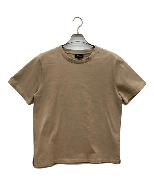 A.P.C.（アーペーセー）A.P.C. (アーペーセー) ヘビーオンスTシャツ ベージュ サイズ:Mの古着・服飾アイテム