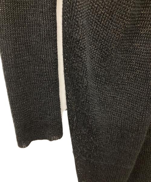 Vivienne Westwood RED LABEL（ヴィヴィアンウエストウッドレッドレーベル）Vivienne Westwood RED LABEL (ヴィヴィアンウエストウッドレッドレーベル) 変形リネンカーディガン ブラック サイズ:SIZE Mの古着・服飾アイテム