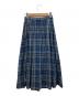 KAGURE (カグレ) タイプライターチェックタックスカート ブルー サイズ:FREE：7000円