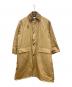 Barbour（バブアー）の古着「『別注』Barbour×DOORS SPEY LONG JACKET/スぺイロングジャケット/コート/ステンカラーコート/222LCAS004」｜キャメルブラウン