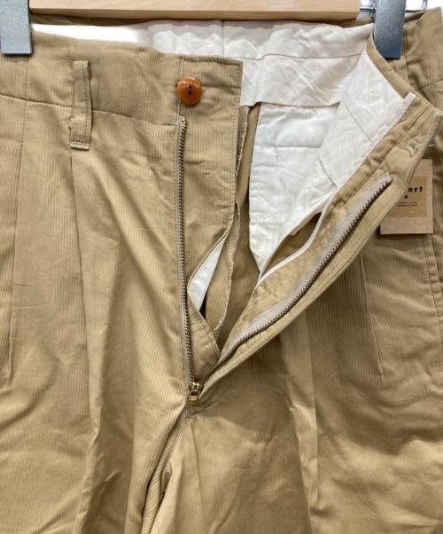 dezert（デザート）dezert (デザート) ツータックパンツ/90’S前後 /OLD dezert ベージュ サイズ:XSの古着・服飾アイテム