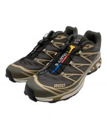 SALOMON（サロモン）の古着「XT-6 low/ベルーガ/ダルゴールド/ローカットスニーカー」｜グレー