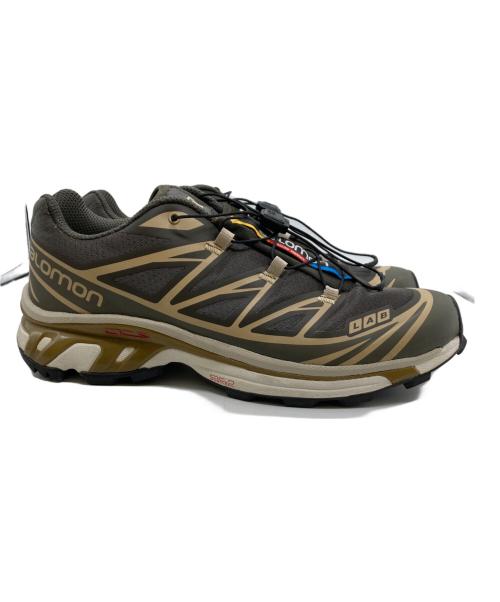 SALOMON（サロモン）SALOMON (サロモン) XT-6 low/ベルーガ/ダルゴールド/ローカットスニーカー グレー サイズ:26.5cmの古着・服飾アイテム