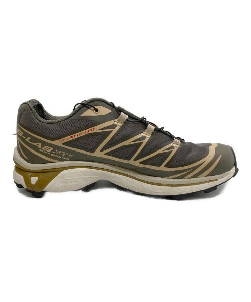 SALOMON（サロモン）SALOMON (サロモン) XT-6 low/ベルーガ/ダルゴールド/ローカットスニーカー グレー サイズ:26.5cmの古着・服飾アイテム