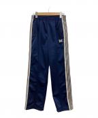 Needles×FREAK'S STOREニードルズ×フリークスストア）の古着「FREAKS STORE別注Track Pant/別注 Track Pant - Poly Smooth/NS1606/なロートラックパンツ」｜ネイビー