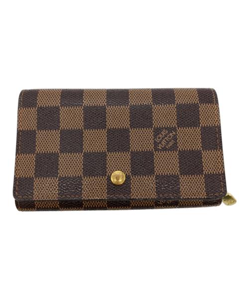 LOUIS VUITTON（ルイ ヴィトン）LOUIS VUITTON (ルイ ヴィトン) ダミエ/ポルトモネ・ビエ・トレゾール/N61730 ブラウンの古着・服飾アイテム