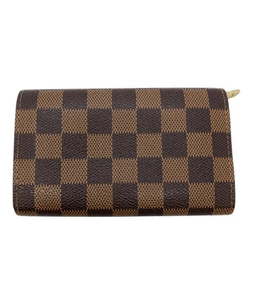 LOUIS VUITTON（ルイ ヴィトン）LOUIS VUITTON (ルイ ヴィトン) ダミエ/ポルトモネ・ビエ・トレゾール/N61730 ブラウンの古着・服飾アイテム