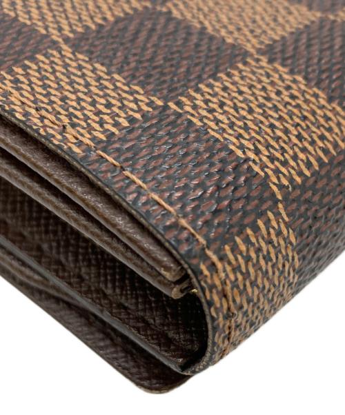 LOUIS VUITTON（ルイ ヴィトン）LOUIS VUITTON (ルイ ヴィトン) ダミエ/ポルトモネ・ビエ・トレゾール/N61730 ブラウンの古着・服飾アイテム