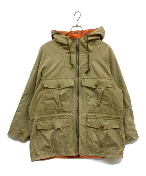 NIGEL CABOURN（ナイジェルケーボン）NIGEL CABOURN (ナイジェルケーボン) ～90’S フーデッドジャケット2//コットンマウンテンパーカー/アングローバルタグ ベージュ サイズ:2の古着・服飾アイテム