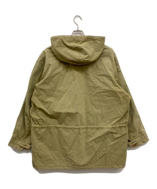 NIGEL CABOURN（ナイジェルケーボン）NIGEL CABOURN (ナイジェルケーボン) ～90’S フーデッドジャケット2//コットンマウンテンパーカー/アングローバルタグ ベージュ サイズ:2の古着・服飾アイテム