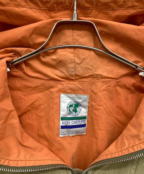 NIGEL CABOURN（ナイジェルケーボン）NIGEL CABOURN (ナイジェルケーボン) ～90’S フーデッドジャケット2//コットンマウンテンパーカー/アングローバルタグ ベージュ サイズ:2の古着・服飾アイテム