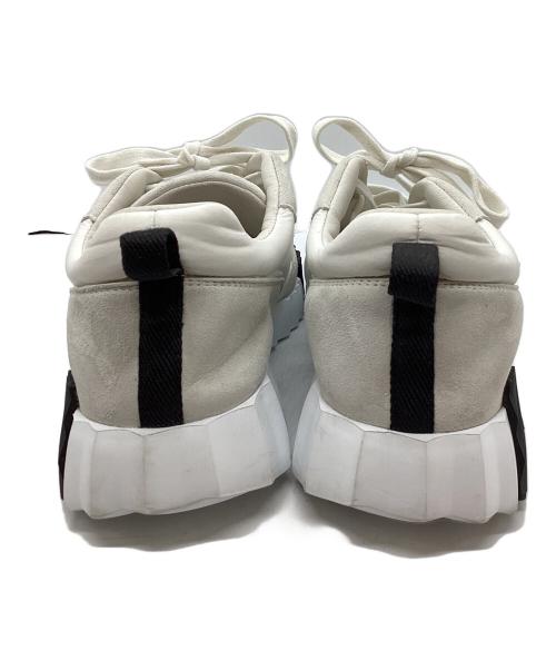 HERMES（エルメス）HERMES (エルメス) バウシング/ローカットスニーカー/スエードスニーカー ホワイト サイズ:40の古着・服飾アイテム