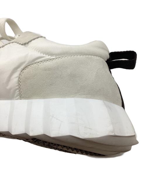 HERMES（エルメス）HERMES (エルメス) バウシング/ローカットスニーカー/スエードスニーカー ホワイト サイズ:40の古着・服飾アイテム