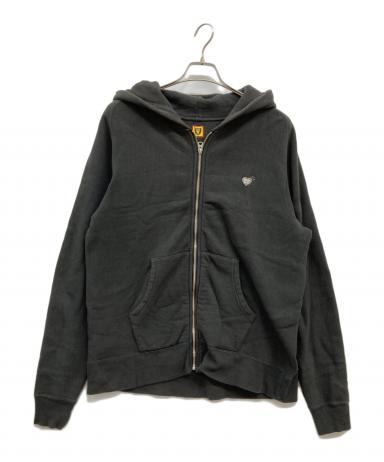 中古・古着通販】HUMAN MADE (ヒューマンメイド) LOGO ZIP HOODIE