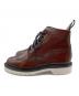 LOAKE (ローク) BROGUE DERBY BOOT/ブローグ ダービー ブーツ ブラウン サイズ:7：13000円