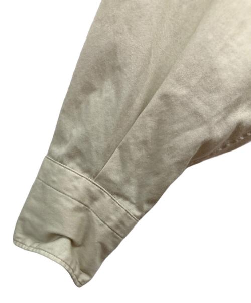 leno（リノ）LENO (リノ) Pullover BAND COLLAR SHIRT/プルオーバーバンドカラーシャツ ベージュの古着・服飾アイテム