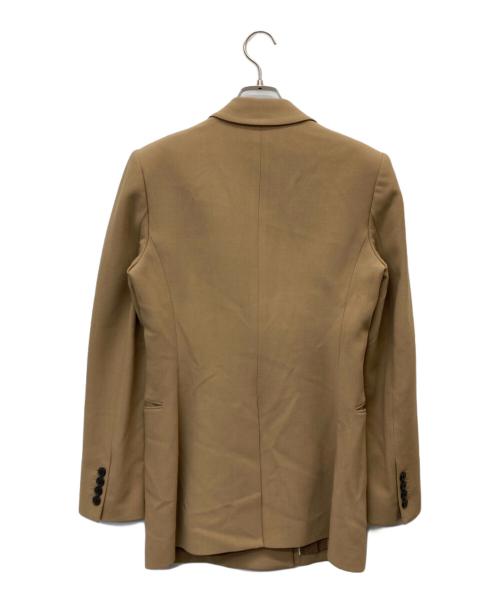 theory（セオリー）theory (セオリー) ピークドラペルダブルジャケット ベージュ サイズ:2の古着・服飾アイテム