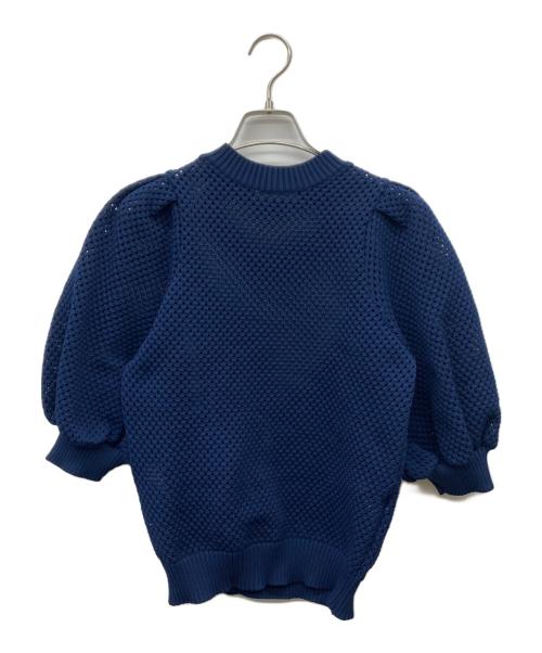 HYEON（ヘヨン）HYEON (ヘヨン) アップルパイニット ネイビー サイズ:FREEの古着・服飾アイテム