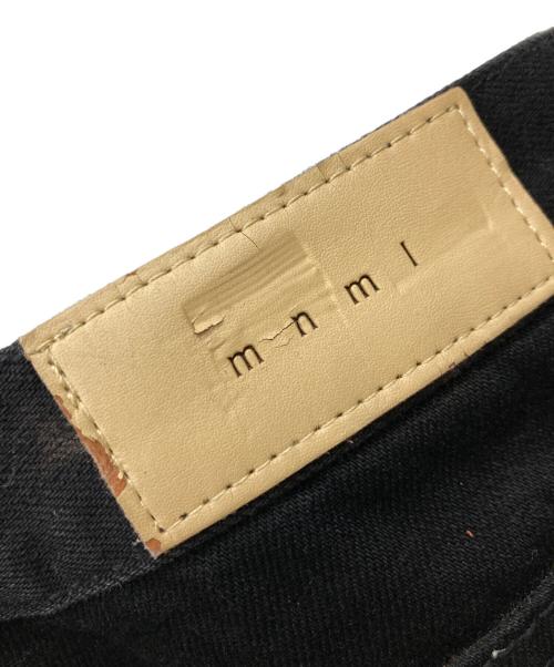 mnml（ミニマル）mnml (ミニマル) ダメージ加工デニムパンツ ブラック サイズ:32の古着・服飾アイテム