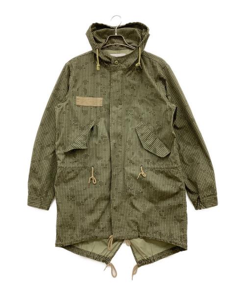 SUPREME（シュプリーム）Supreme (シュプリーム) 14SS Riot Fishtail Parka/レインドロップカモコート/モッズコート/フィッシュテイルコート オリーブ サイズ:Mの古着・服飾アイテム