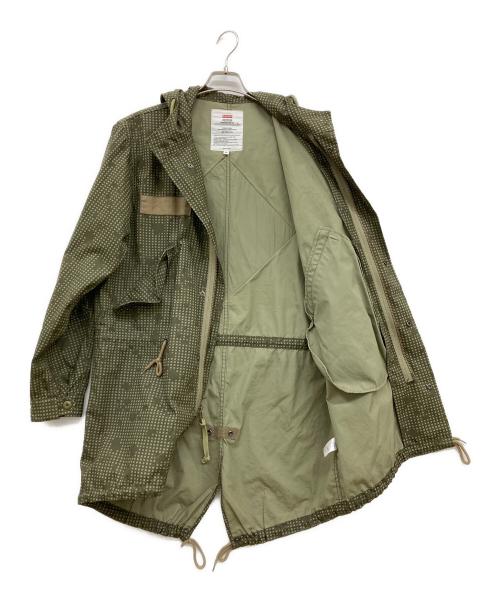SUPREME（シュプリーム）Supreme (シュプリーム) 14SS Riot Fishtail Parka/レインドロップカモコート/モッズコート/フィッシュテイルコート オリーブ サイズ:Mの古着・服飾アイテム