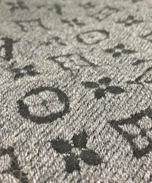 LOUIS VUITTON（ルイ ヴィトン）LOUIS VUITTON (ルイ ヴィトン) エシャルプ モノグラム クラシック ブラック×グレーの古着・服飾アイテム