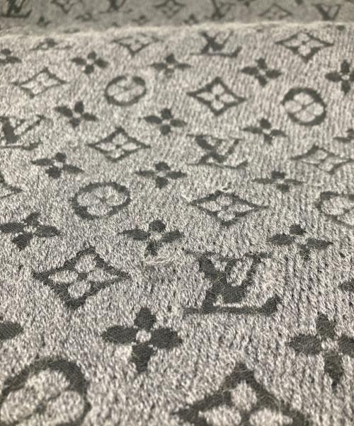 LOUIS VUITTON（ルイ ヴィトン）LOUIS VUITTON (ルイ ヴィトン) エシャルプ モノグラム クラシック ブラック×グレーの古着・服飾アイテム