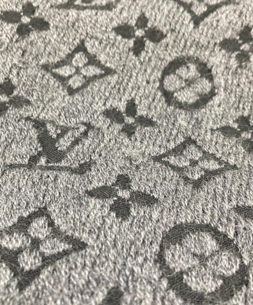 LOUIS VUITTON（ルイ ヴィトン）LOUIS VUITTON (ルイ ヴィトン) エシャルプ モノグラム クラシック ブラック×グレーの古着・服飾アイテム
