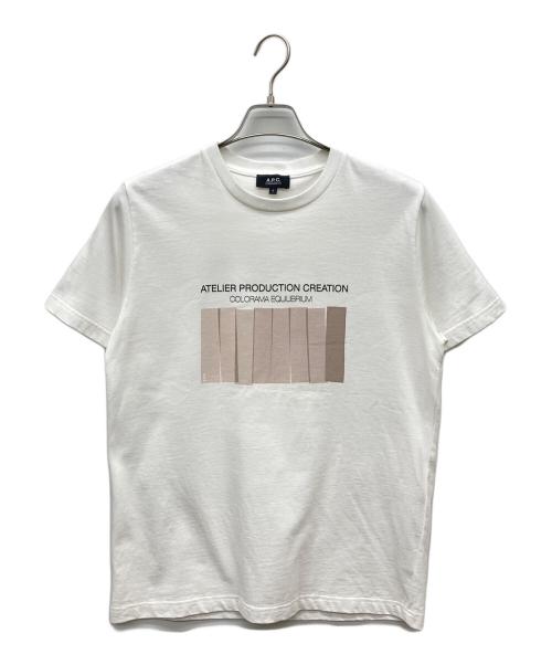 A.P.C.（アーペーセー）A.P.C. (アーペーセー) Franck Tシャツ ホワイト サイズ:Sの古着・服飾アイテム