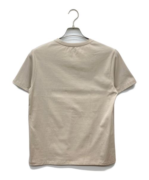 A.P.C.（アーペーセー）A.P.C. (アーペーセー) ミニロゴ刺繍ポケットTシャツ ベージュ サイズ:XSの古着・服飾アイテム