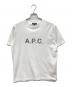 A.P.C.（アーペーセー）の古着「ロゴTシャツ」｜ホワイト