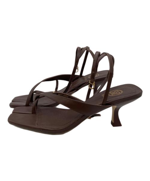 STACCATO（スタッカート）STACCATO (スタッカート) ストリングトングサンダル ブラウン サイズ:22.5の古着・服飾アイテム