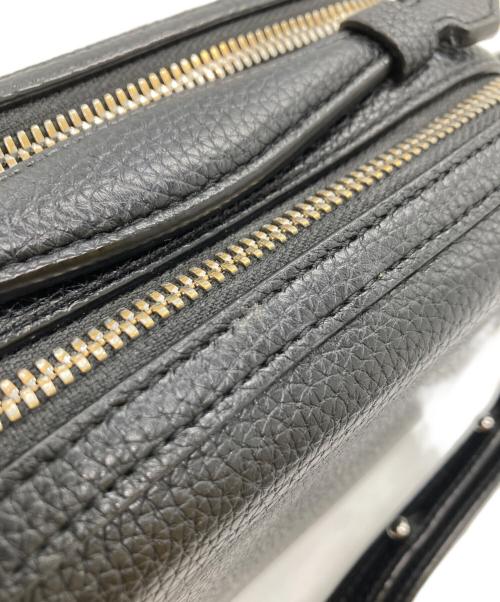 Vivienne Westwood（ヴィヴィアンウエストウッド）Vivienne Westwood (ヴィヴィアンウエストウッド) VEGANレザーロゴオーブ 2WAYバッグ/ショルダーバッグ/ハンドバッグ ブラックの古着・服飾アイテム