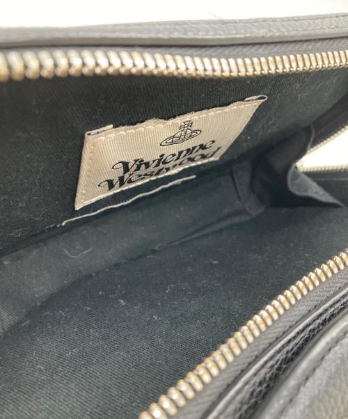 Vivienne Westwood（ヴィヴィアンウエストウッド）Vivienne Westwood (ヴィヴィアンウエストウッド) VEGANレザーロゴオーブ 2WAYバッグ/ショルダーバッグ/ハンドバッグ ブラックの古着・服飾アイテム