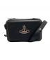 Vivienne Westwood（ヴィヴィアンウエストウッド）の古着「VEGANレザーロゴオーブ 2WAYバッグ/ショルダーバッグ/ハンドバッグ」｜ブラック