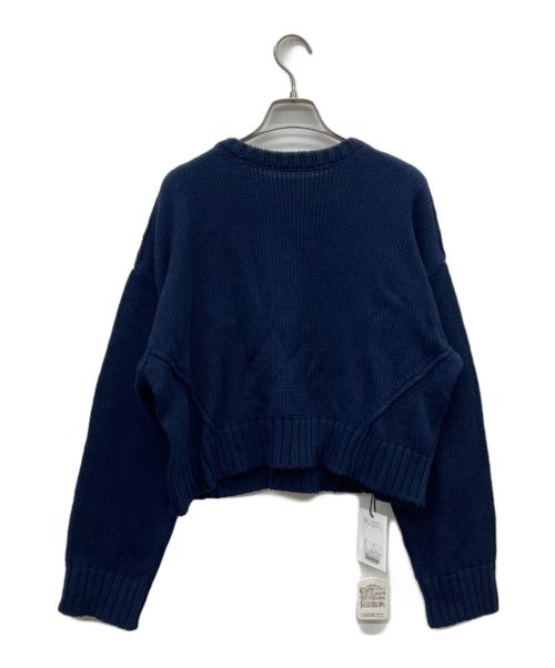 HER LIP TO（ハーリップトゥ）HER LIP TO (ハーリップトゥ) Share The Love Knit Top ネイビー サイズ: Freeの古着・服飾アイテム